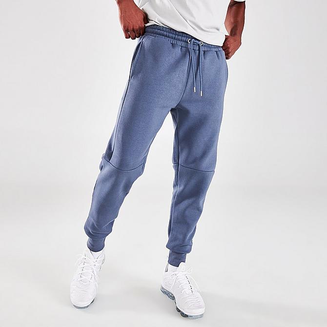 Back Right view of Men's NICCE Mercury Jogger Pants in Blue Click to zoom