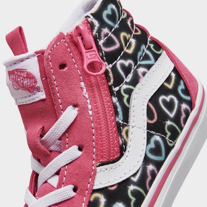 Pink high top vans sales toddler