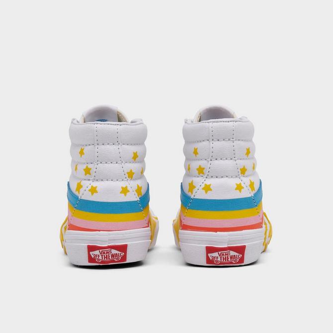 Rainbow on sale girls vans