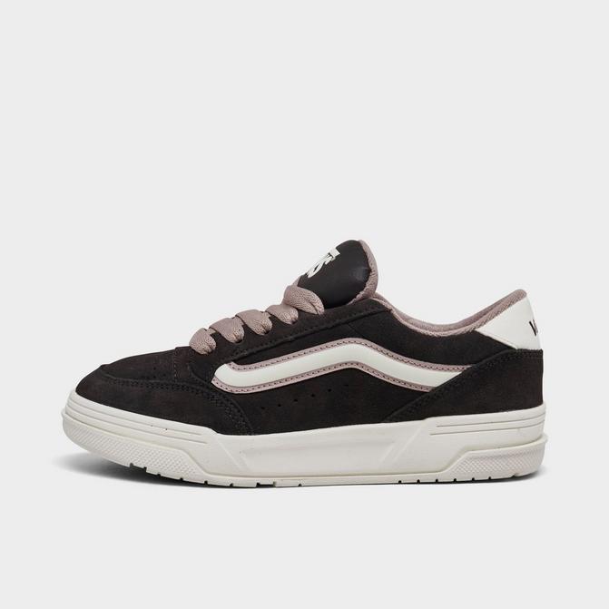 Right view of Women's Vans Hylane Casual Shoes in After Dark Black Click to zoom
