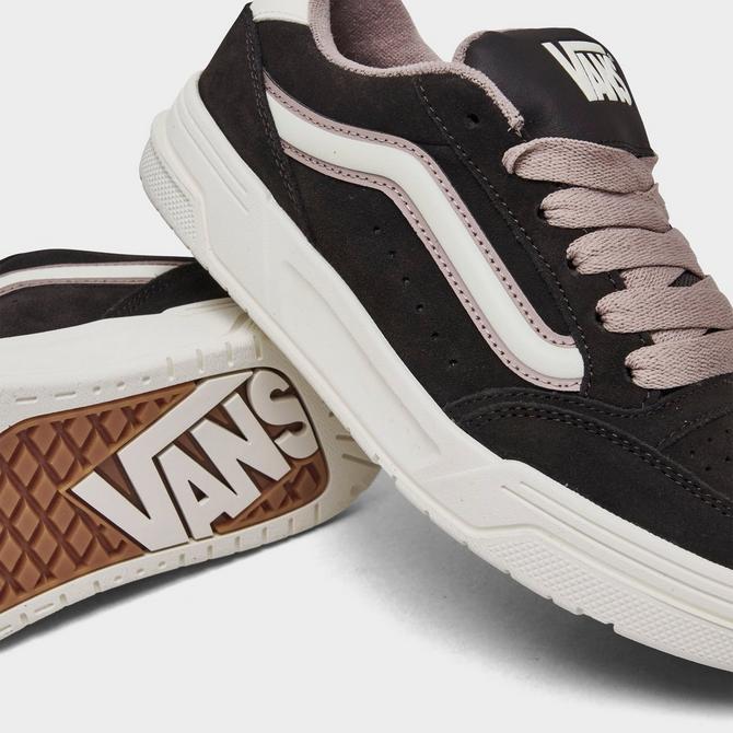 Front view of Women's Vans Hylane Casual Shoes in After Dark Black Click to zoom