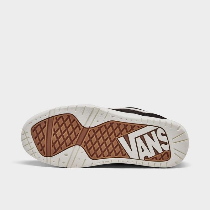 Bottom view of Women's Vans Hylane Casual Shoes in After Dark Black Click to zoom
