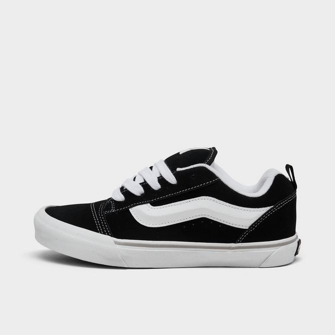 Black vans big kids best sale