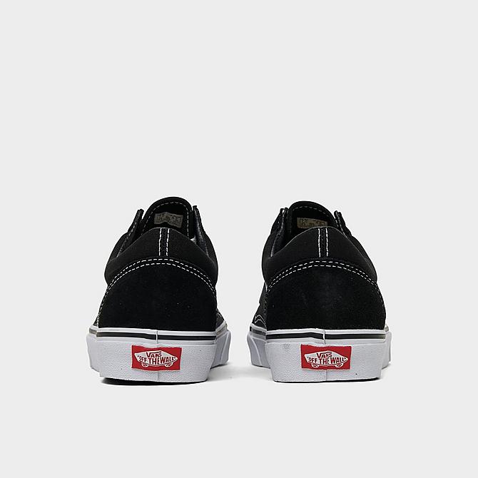 Left view of Big Kids' Vans Old Skool Casual Shoes in Black/White Click to zoom