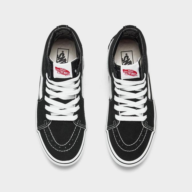 Vans Sk8 Hi Bolt Sneakers Gray Black White Lightning Shoes Mens