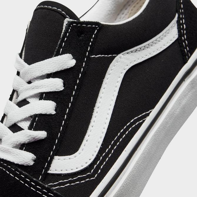 Vans shoes black and white outlet boys