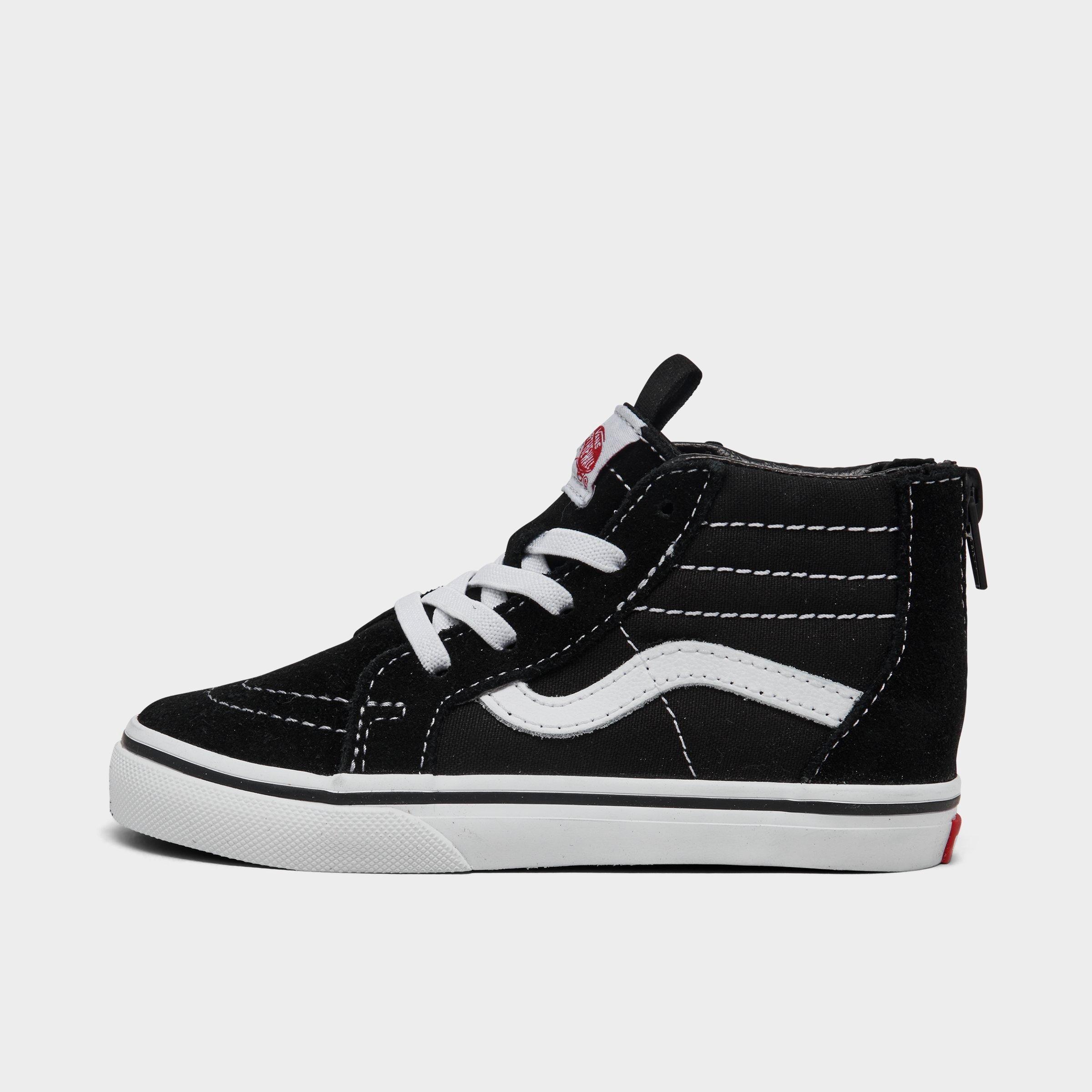 finish line black vans