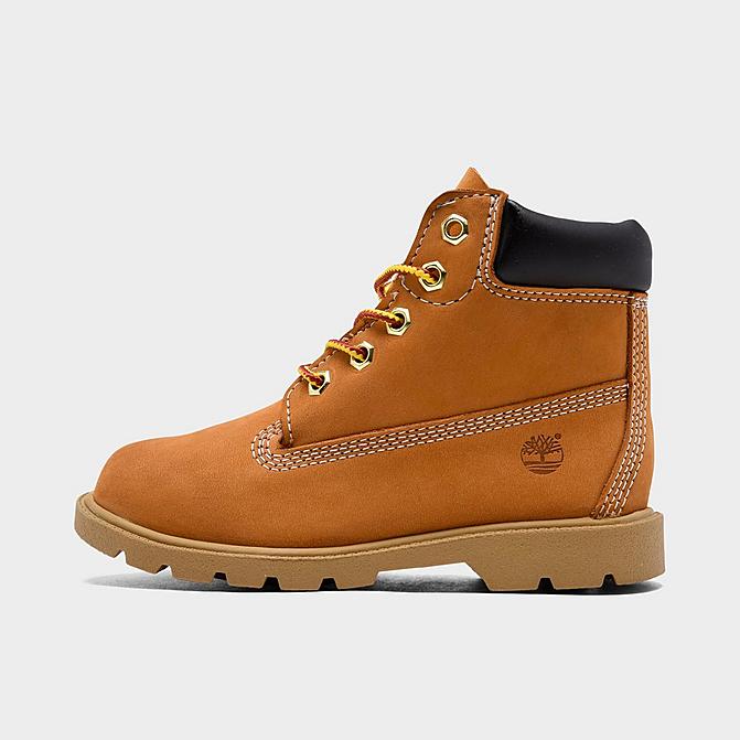 Right view of Kids' Toddler Timberland 6 Inch Classic Boots in Wheat Click to zoom