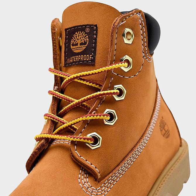 Front view of Kids' Toddler Timberland 6 Inch Classic Boots in Wheat Click to zoom