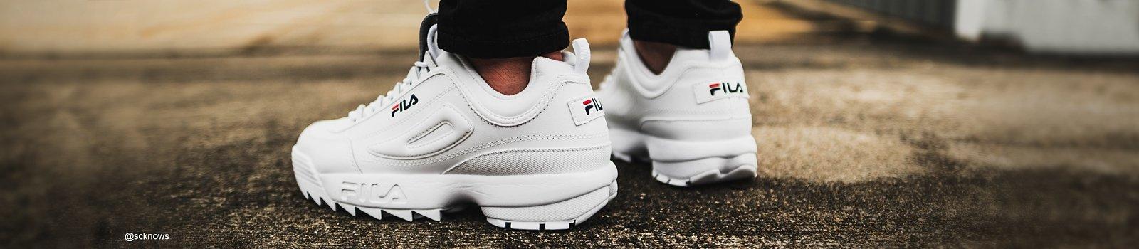 fila shoes peach color