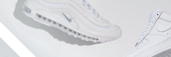 nike shoes all white womens