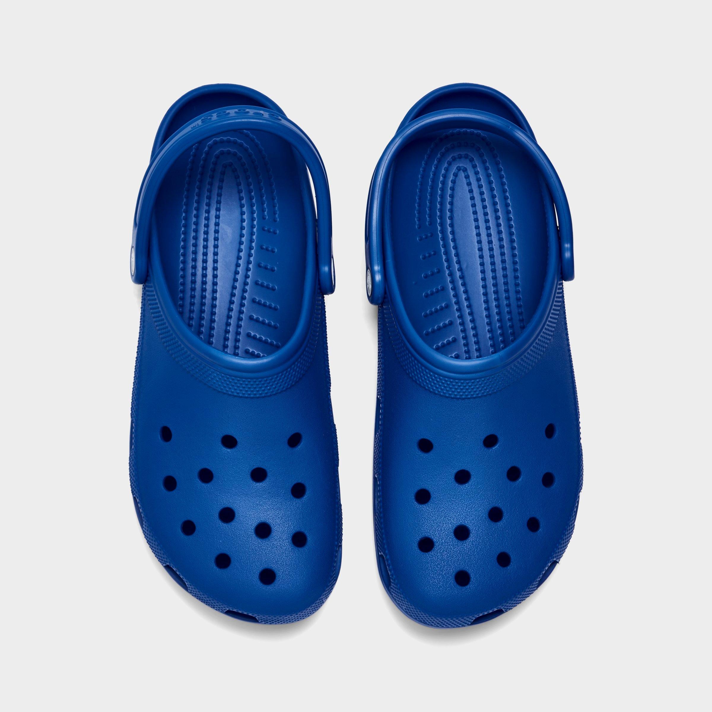 bright blue crocs