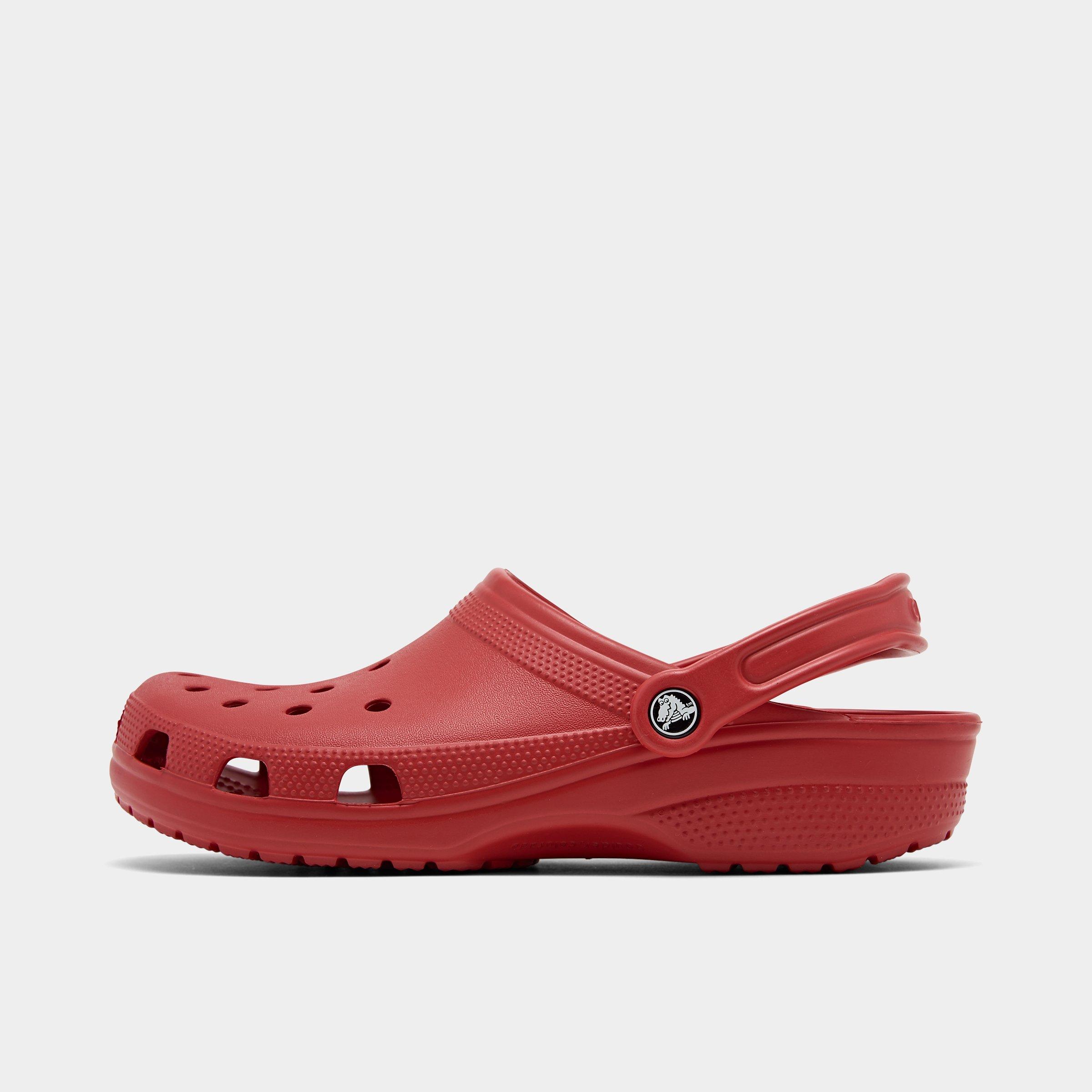 men red crocs