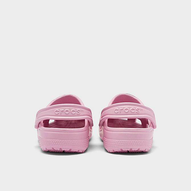 Left view of Unisex Crocs Classic Clog Shoes (Men's Sizing) in Ballerina Pink Click to zoom