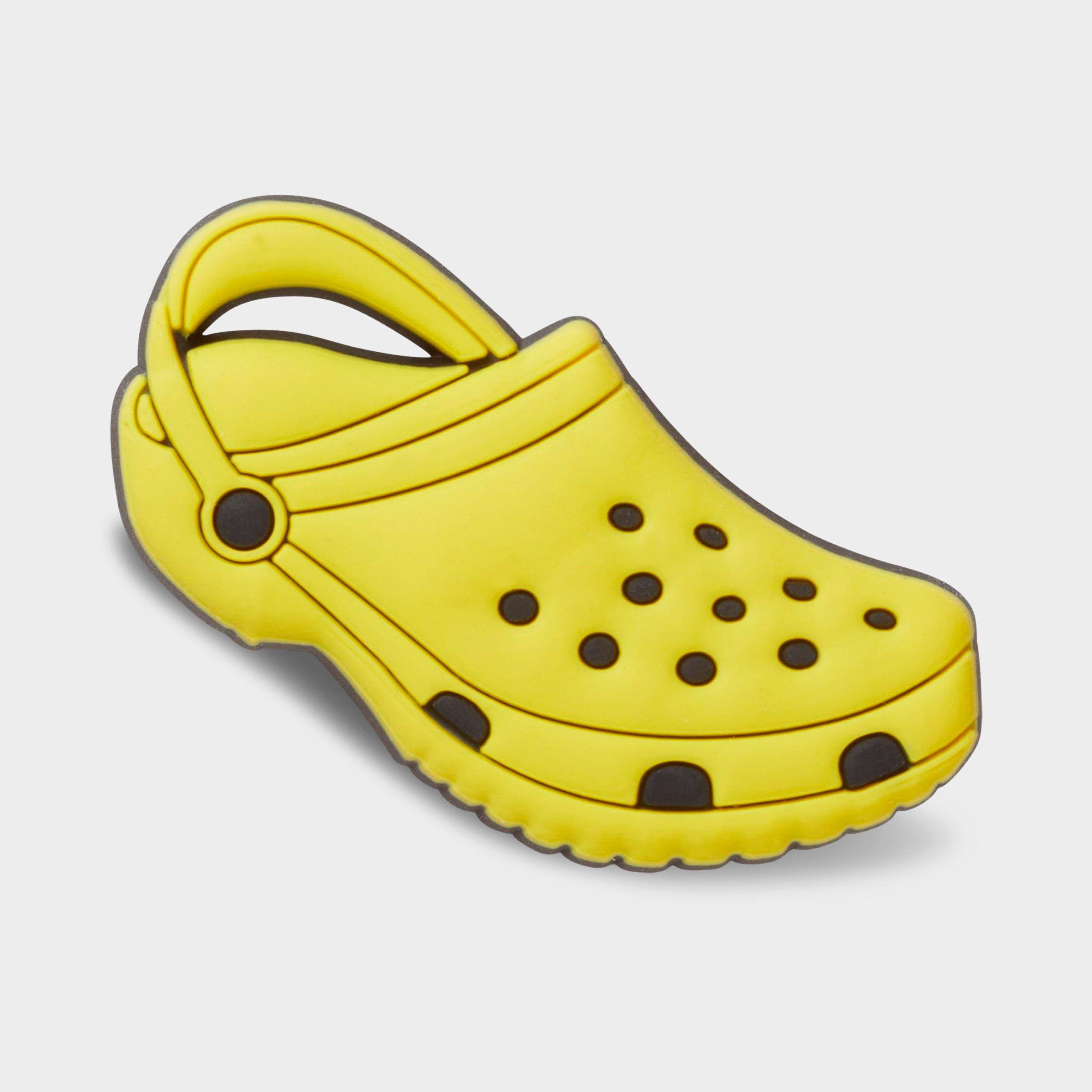 yellow crocs with jibbitz