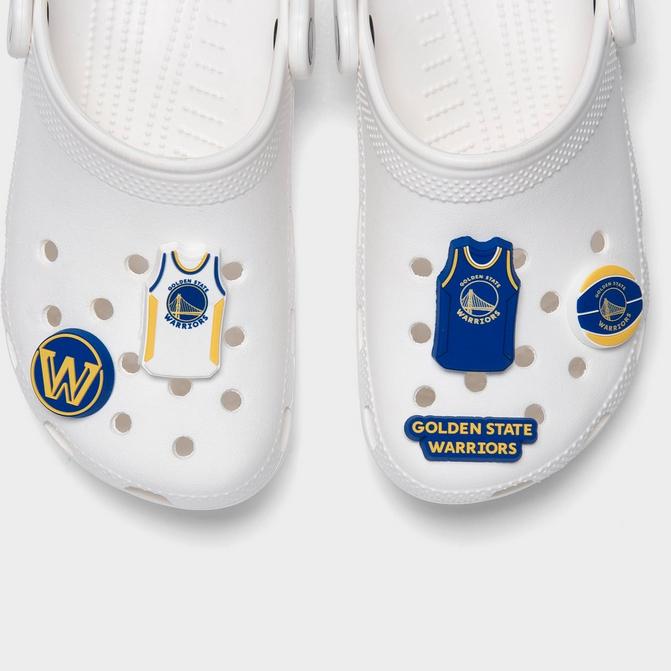 Crocs Jibbitz Golden State Warriors NBA Charms (5Pack) Finish Line