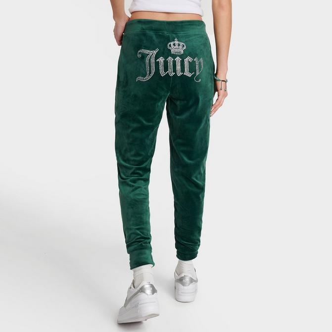 JUICY COUTURE Velvet Flare Joggers Green