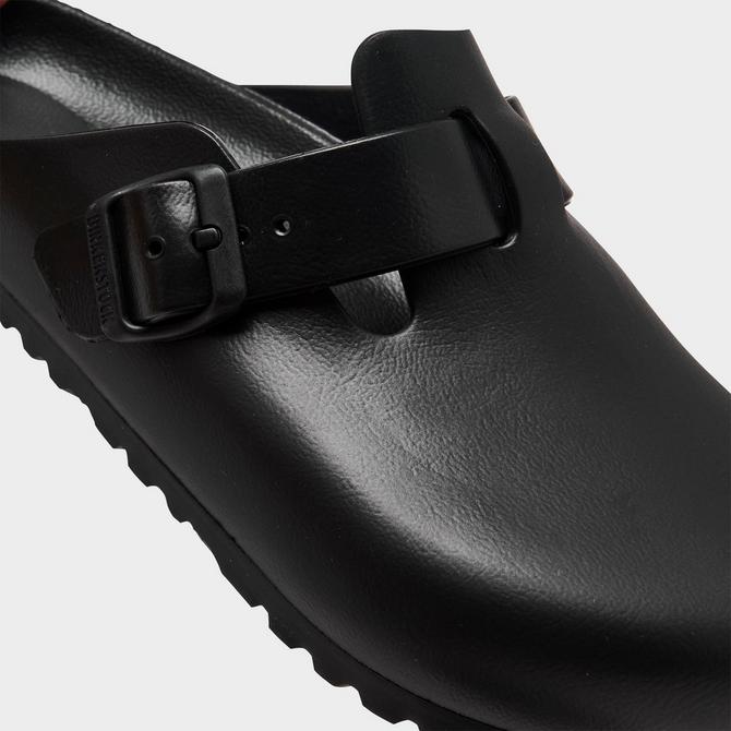 Men's Boston Clog - Black Leather