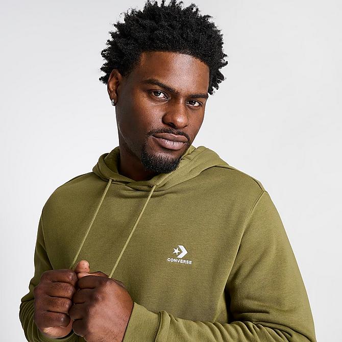 Converse Go-To Embroidered Star Chevron Fleece Hoodie | Finish Line