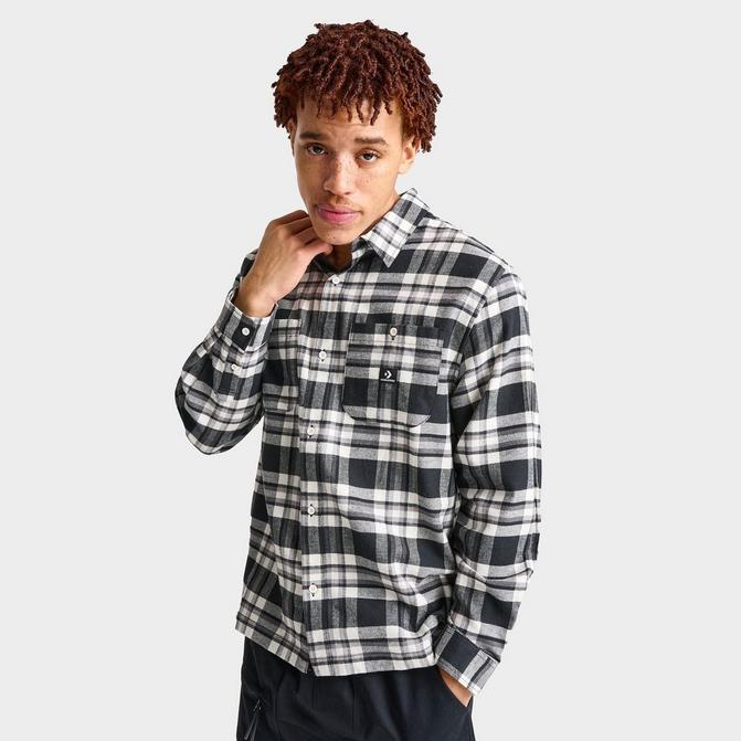 Converse plaid hot sale shirt