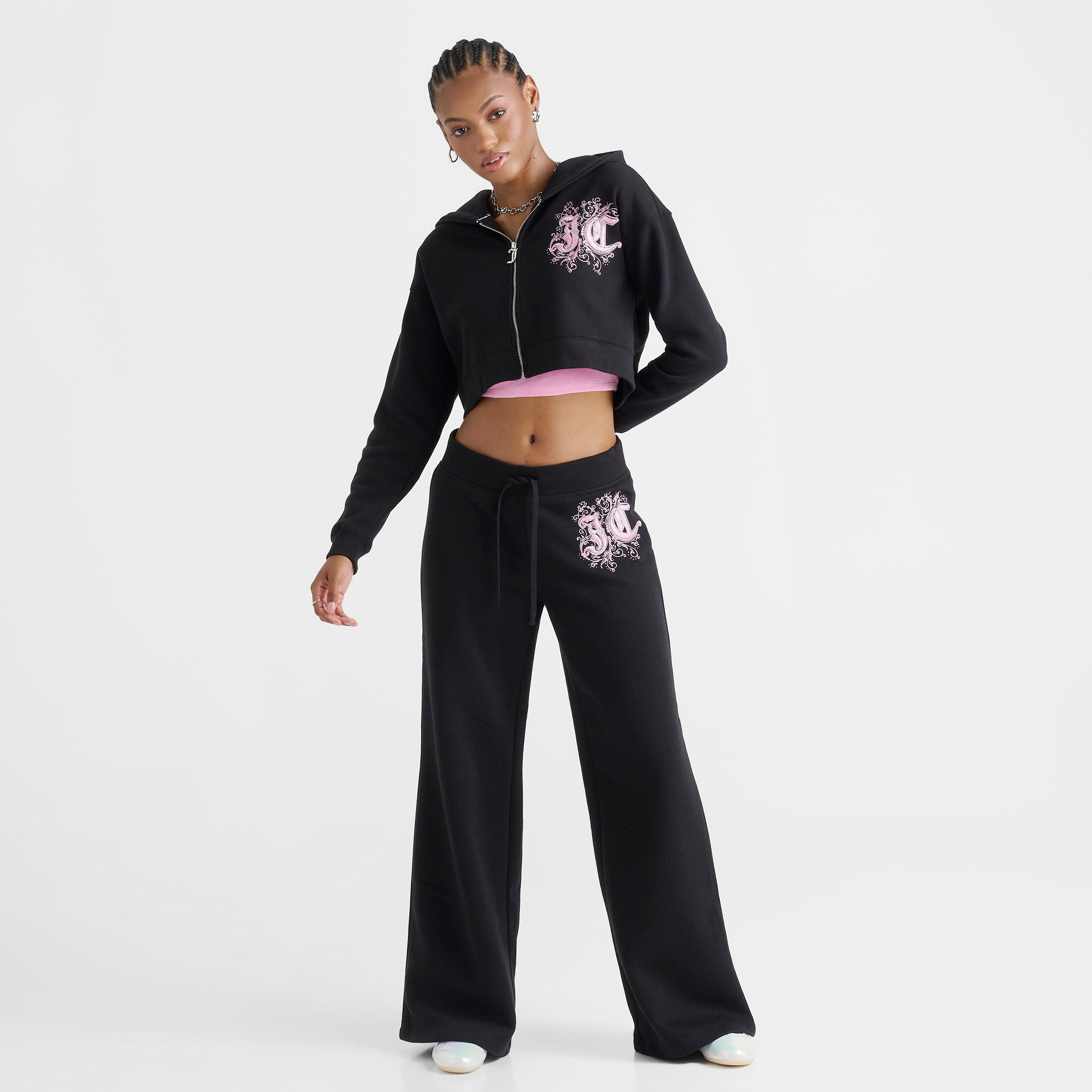 Women's Juicy Couture Ren Cropped Full-Zip Hoodie | Finish Line