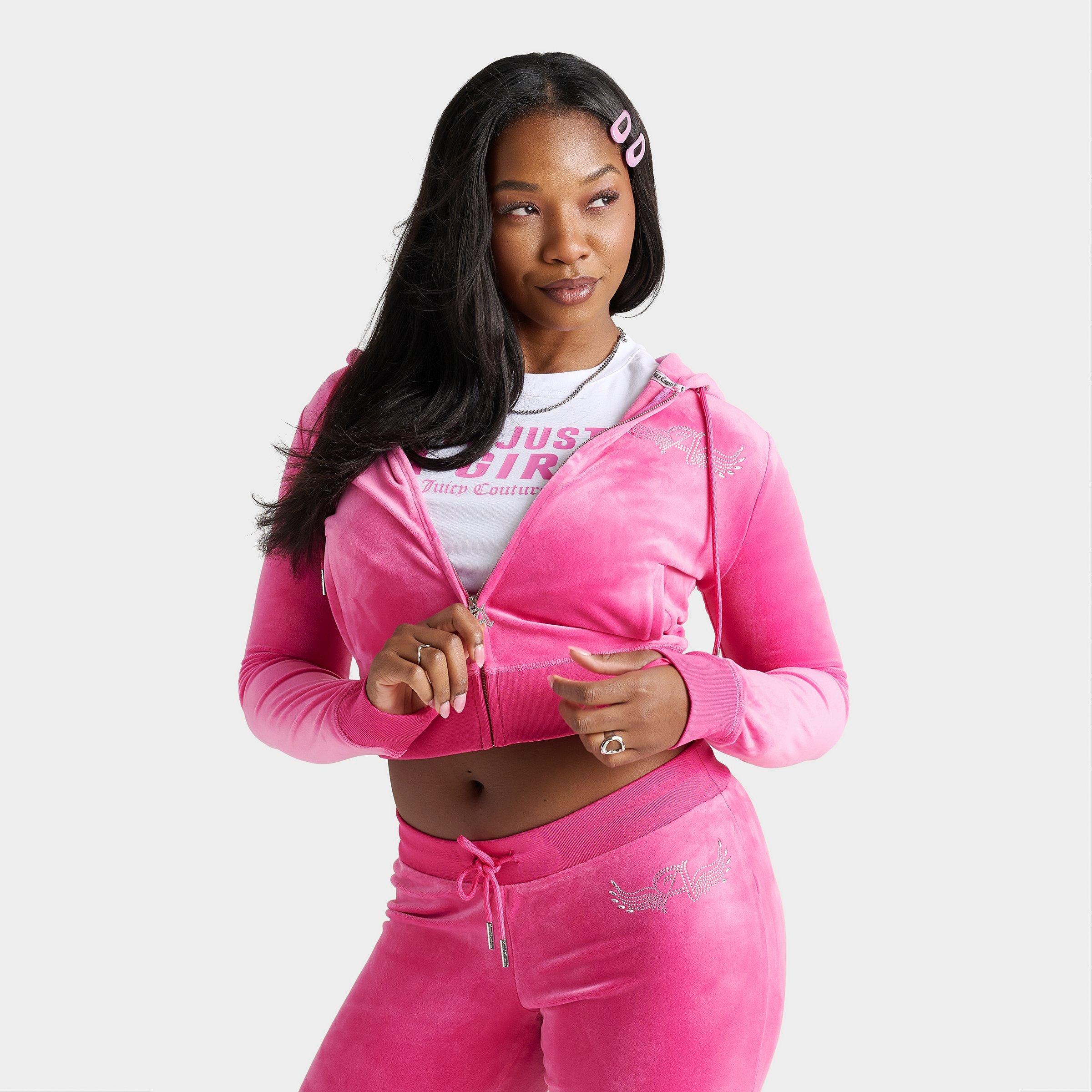 juicy Juicy Couture Women's Juicy Couture Crown Fleece Full-Zip Hoodie