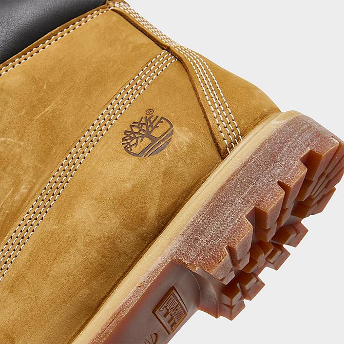 Front view of Men's Timberland 6 Inch Premium Waterproof Boots in Wheat Click to zoom