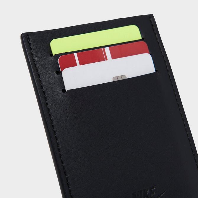 Bottom view of Nike Icon Air Max 90 Card Wallet in Dark Smoke Grey/Black/White Click to zoom