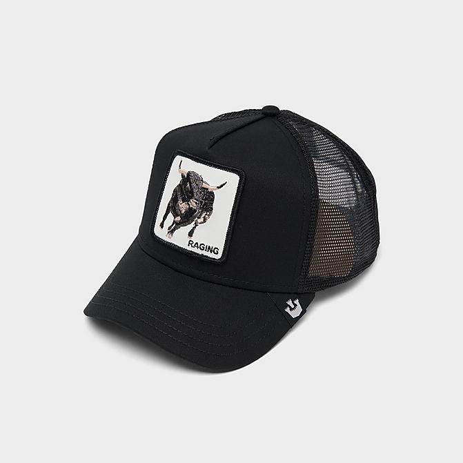 Right view of Goorin Bros. Rager Trucker Hat in Black Click to zoom