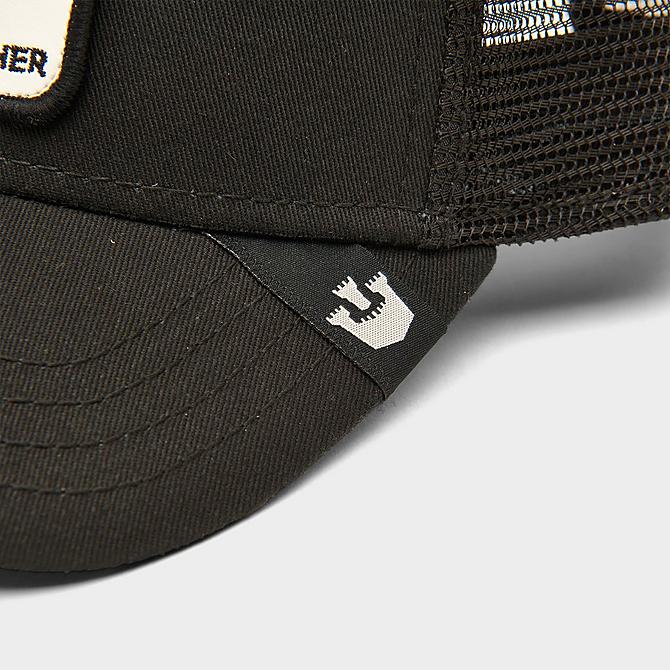 Back view of Goorin Bros. The Panther Trucker Hat in Black Click to zoom