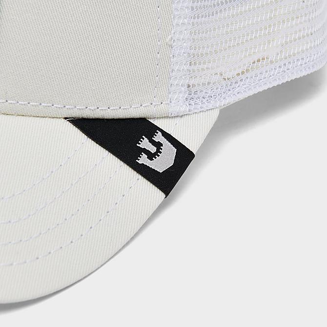 Back view of Goorin Bros. The Ladybug Trucker Hat in Ivory Click to zoom