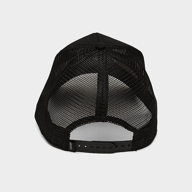 Front view of Goorin Bros. The Stallion Trucker Hat in Black Click to zoom