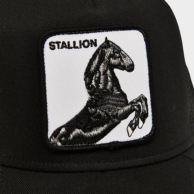 Back view of Goorin Bros. The Stallion Trucker Hat in Black Click to zoom