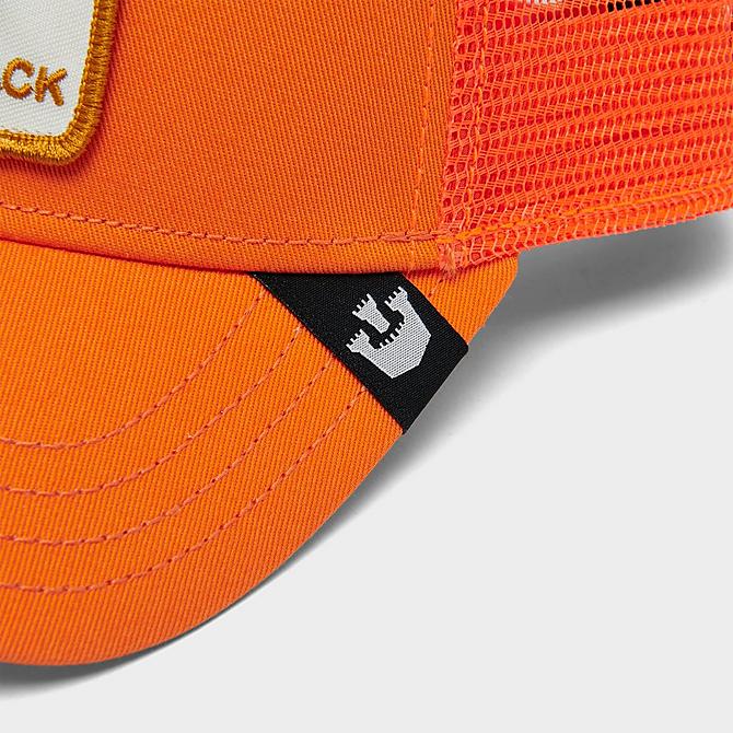 Back view of Goorin Bros. The Deer Rack Trucker Hat in Orange Click to zoom