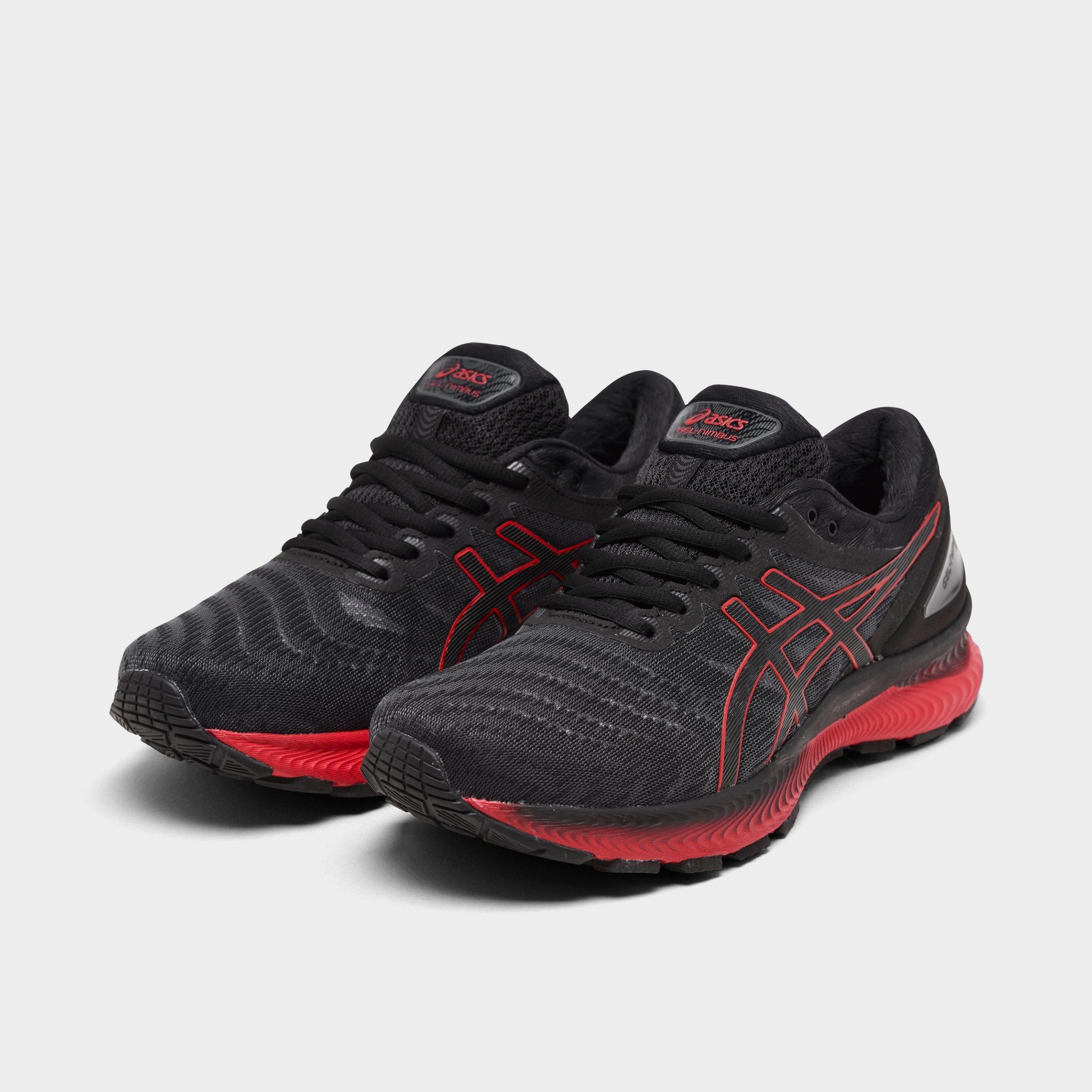 asics gel nimbus 22 red black