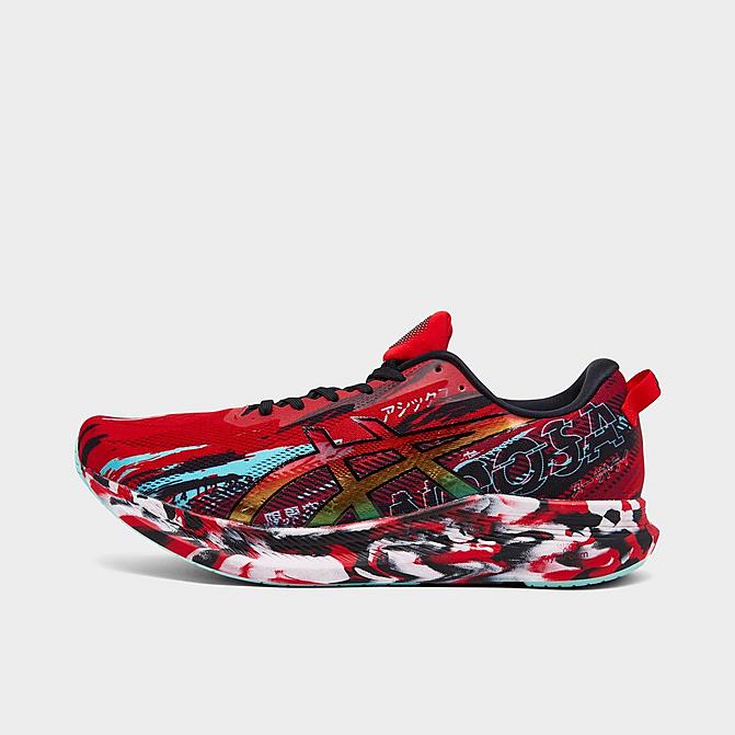 Right view of Men's Asics Noosa Tri 13 Running Shoes in Electric Red/Black Click to zoom