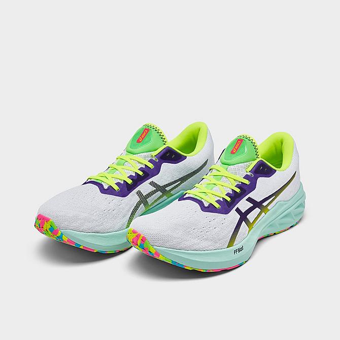 Three Quarter view of Women's Asics DYNABLAST Running Shoes Click to zoom
