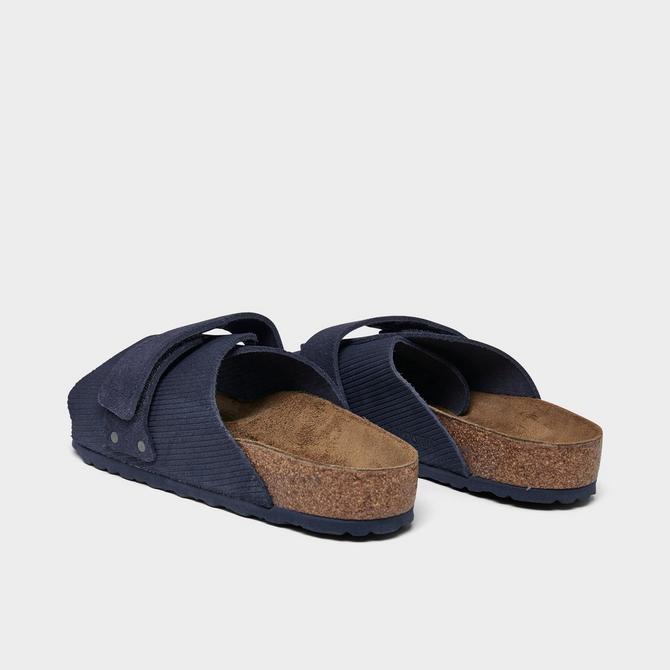 Birkenstock Kyoto Suede Embossed Slide Sandals