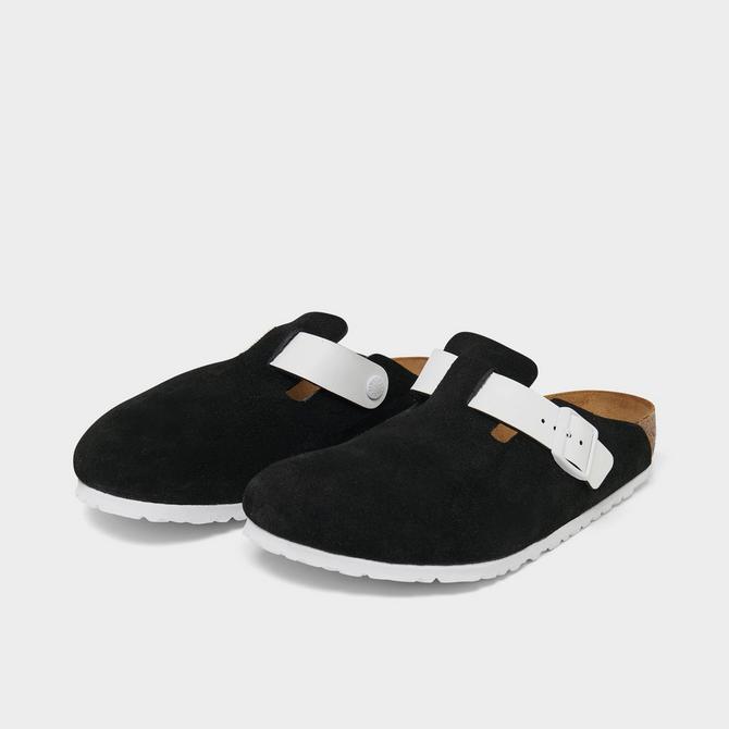 Birkenstock® Boston Suede Soft Footbed Clogs