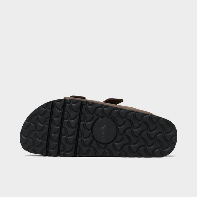 Bottom view of Women’s Birkenstock Arizona Flex Birko-Flor Platform Sandals in Mocha Click to zoom