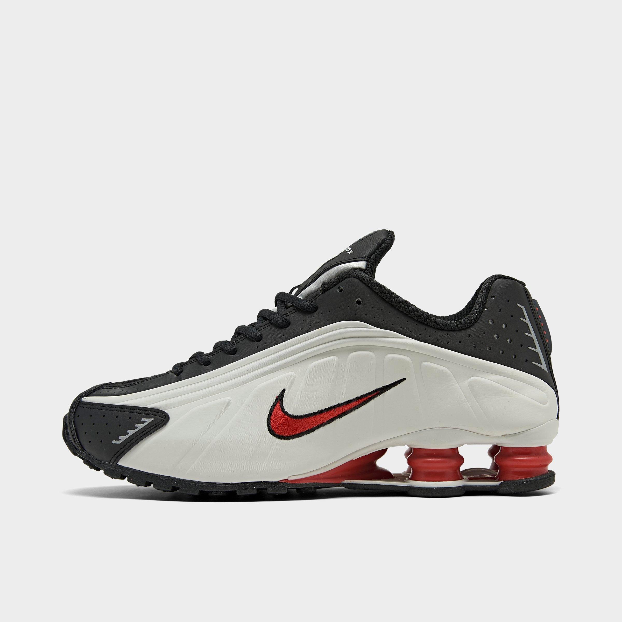 red and white nike shox
