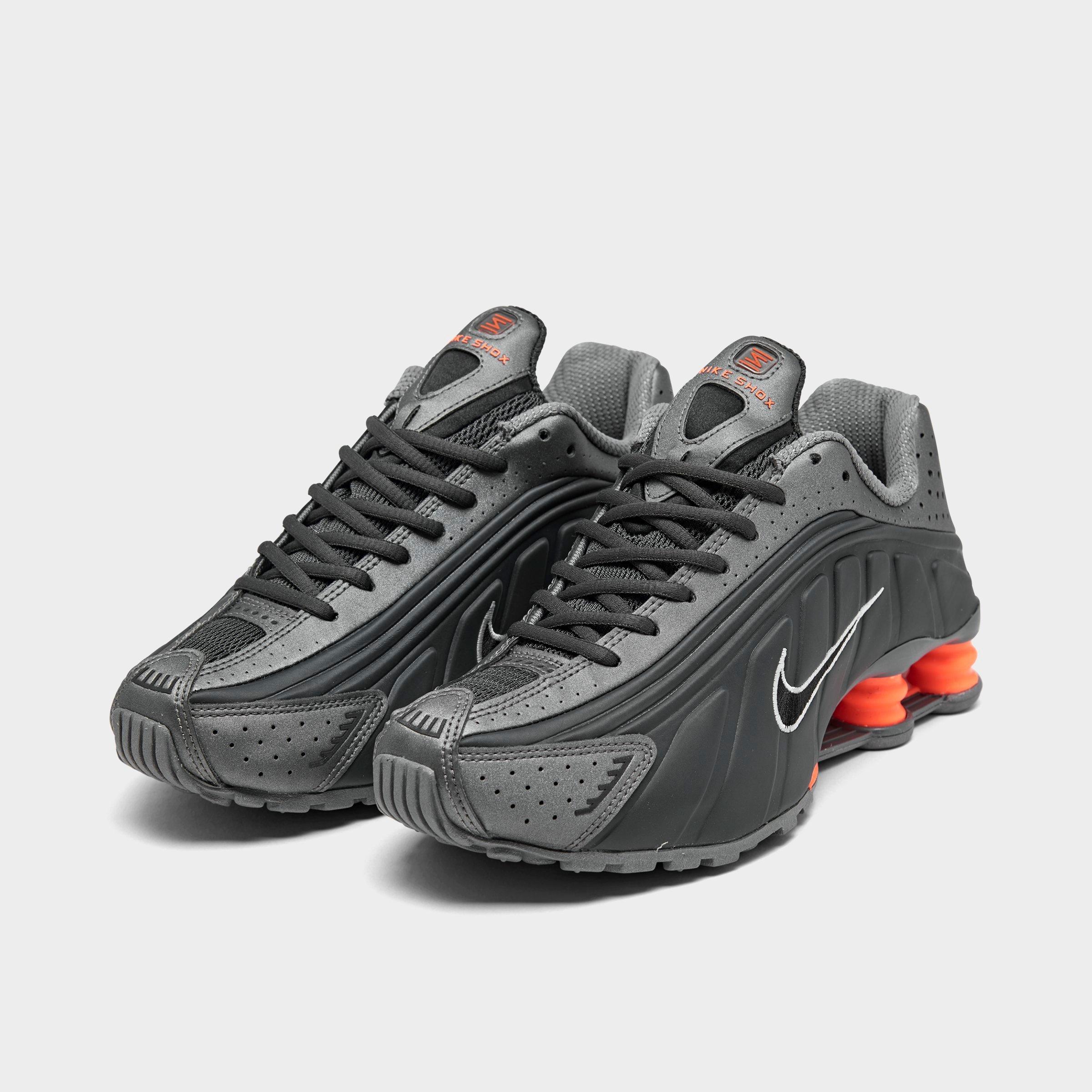 nike shox grey and orange