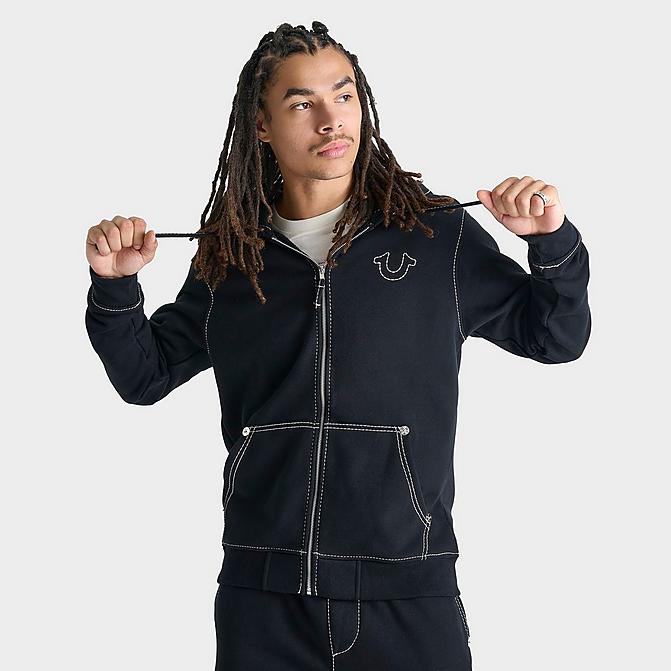 Men's True Religion Big T Full-Zip Hoodie| Finish Line Men's True Religion Big T Full-Zip Hoodie| Finish Line