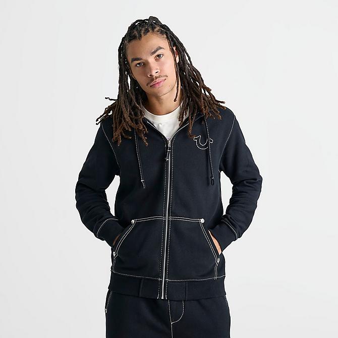 Men's True Religion Big T Full-Zip Hoodie| Finish Line Men's True Religion Big T Full-Zip Hoodie| Finish Line