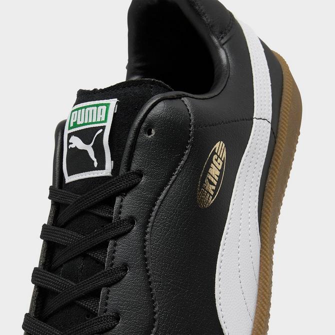 Puma leather clearance indoor soccer shoes