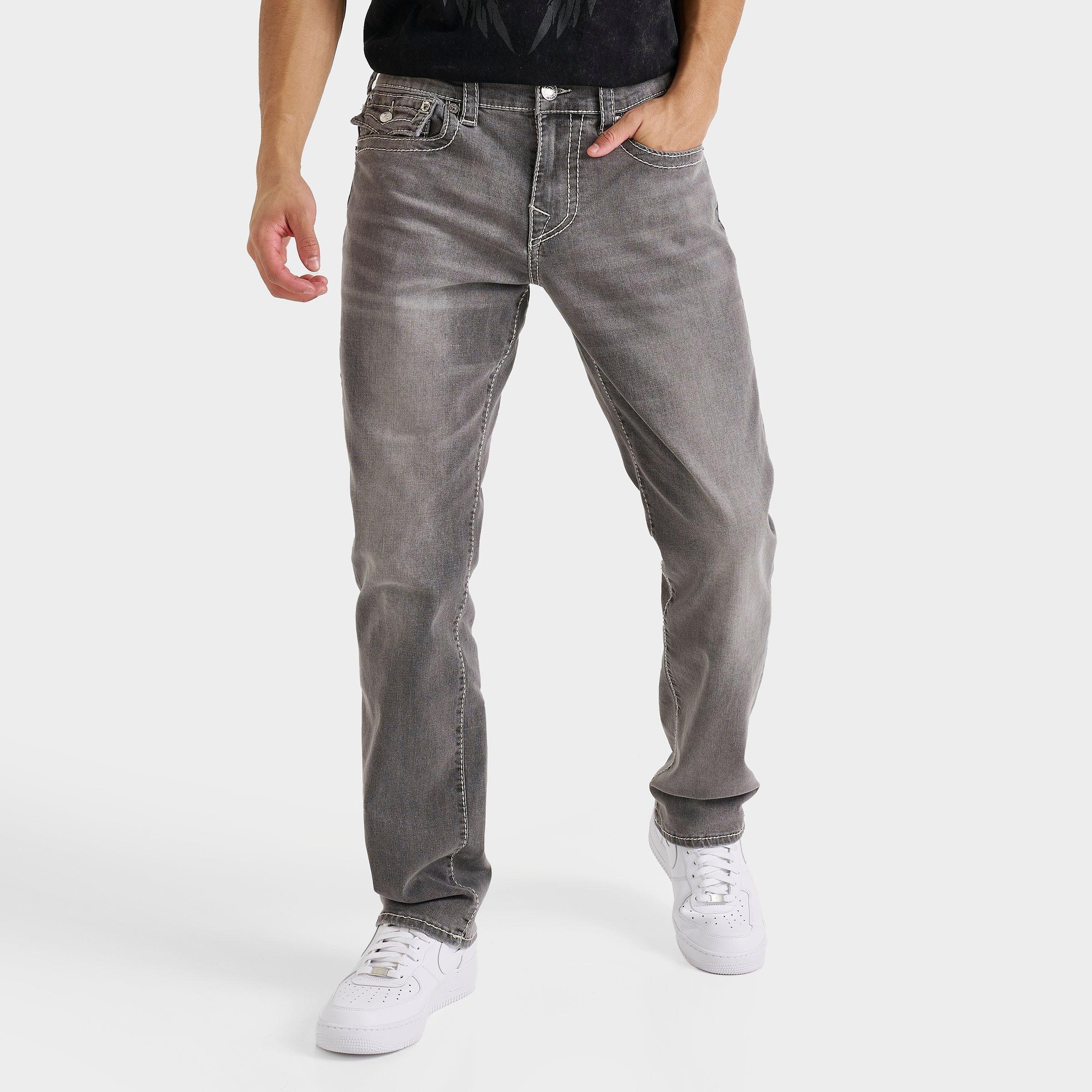 【TRUE RELIGION】BIG T フラップ♪Rickyストレートジーンズ RICKY BIG T FLAP STRAIGHT JEAN - Grail Grey Wash | True Religion