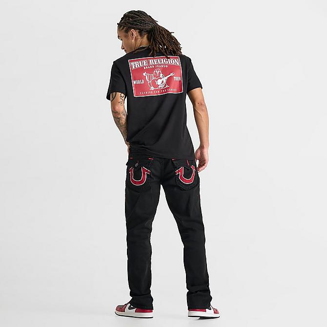 Men's True Religion Ricky Super T Zigzag Logo Straight Denim Men's True Religion Ricky Super T Zigzag Logo Straight Denim