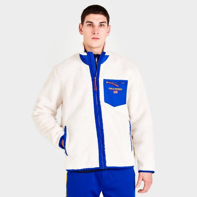 Men's Polo Ralph Lauren Polo Sport Pile Full-Zip Fleece Jacket| Finish Line