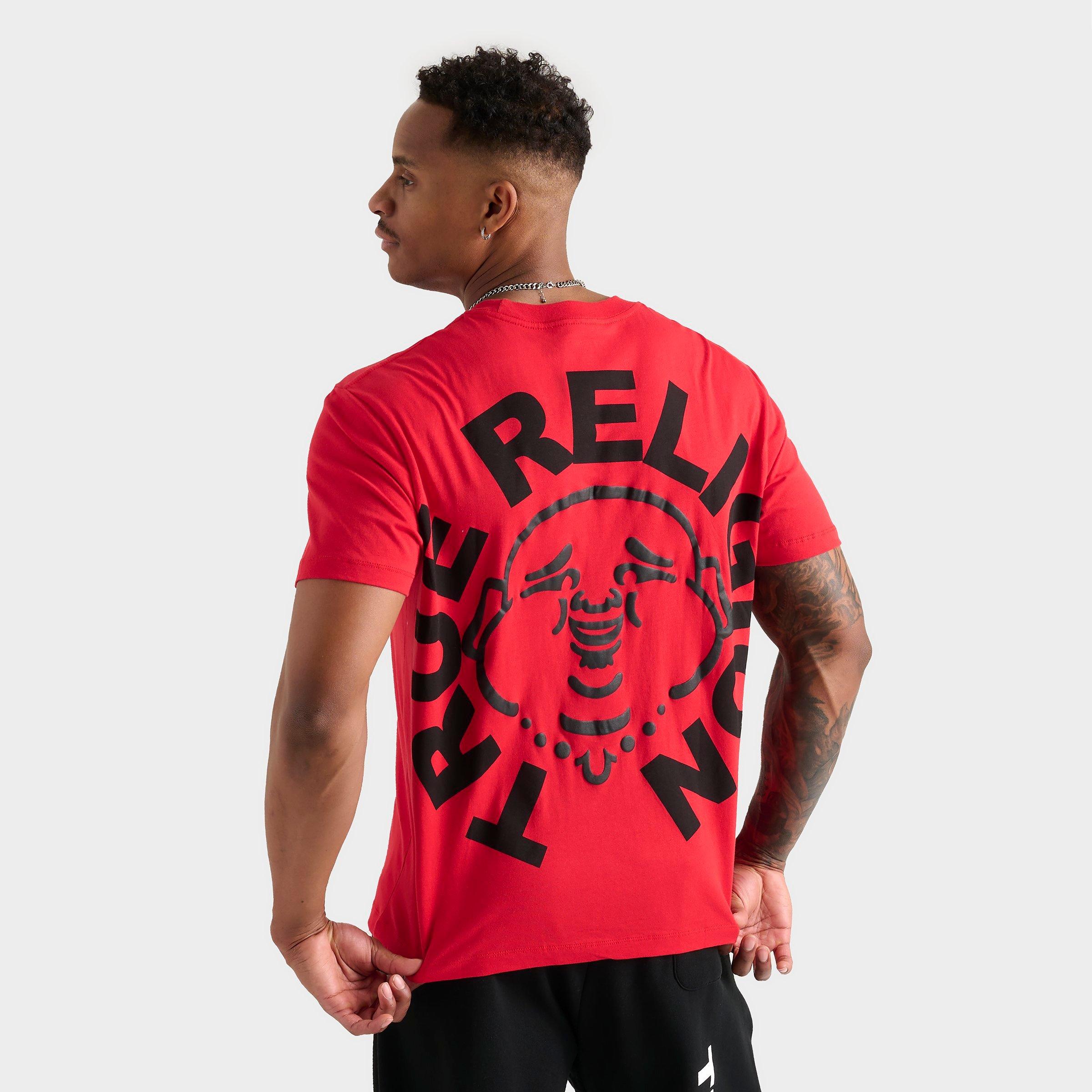 【TRUE RELIGION】ブッダ ロゴ PUFF PRINT Tシャツ TR BUDDHA PUFF PRINT TEE - Black | True Religion
