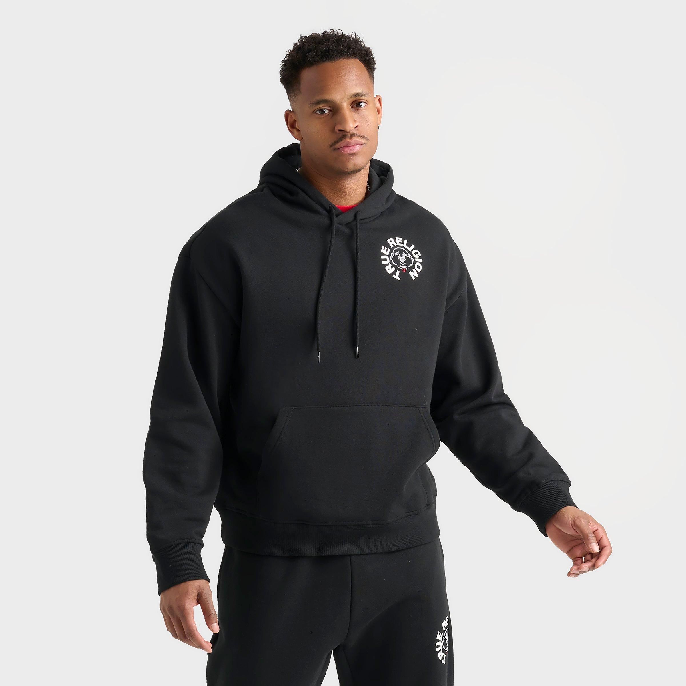 Men's True Religion Buddha Face Fleece Pullover Hoodie